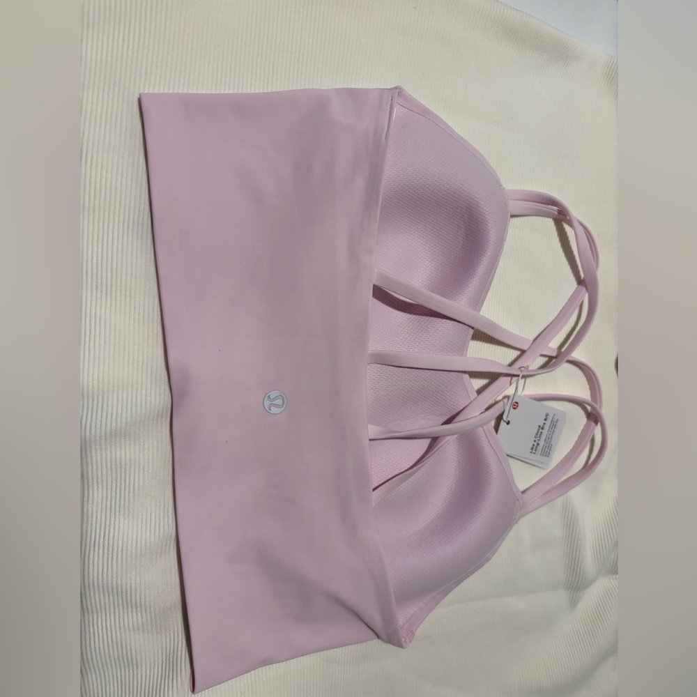 NWT lululemon like a cloud B/C size 8 pink organza - Picture 4 of 7